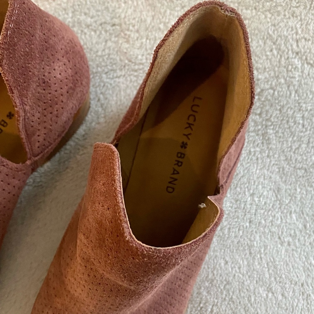 Lucky Brand Baley Slip On Ankle Booties - Picture 2 of 8